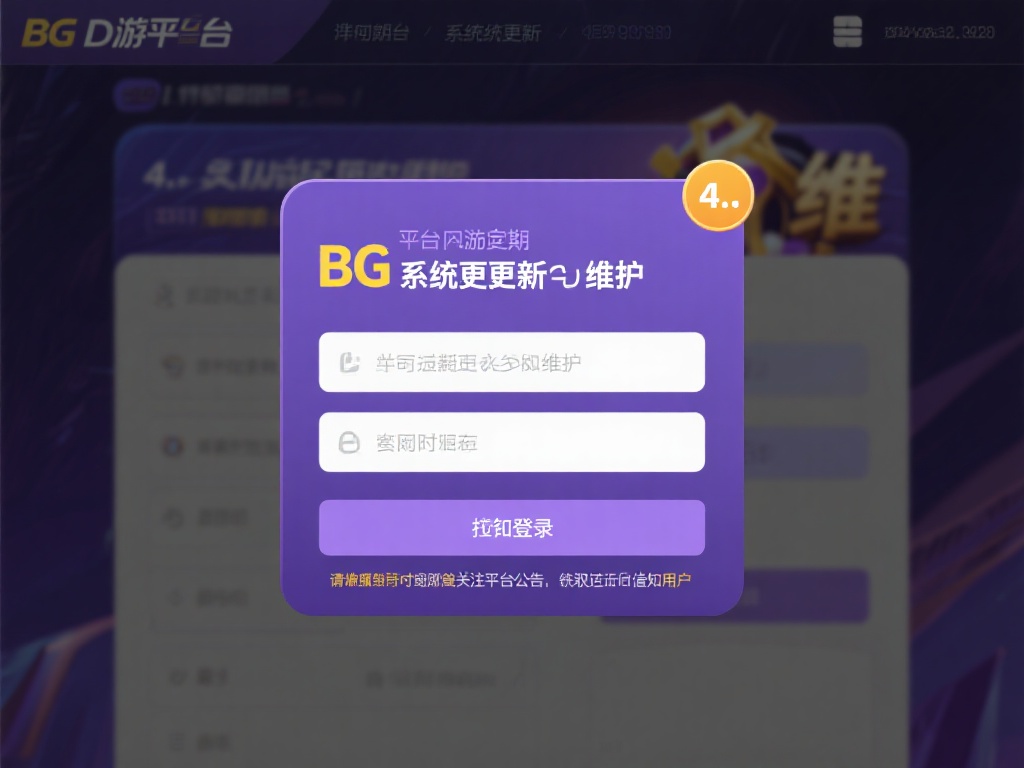 4.&nbsp;系统更新或维护
BG大游平台定期进行系统更