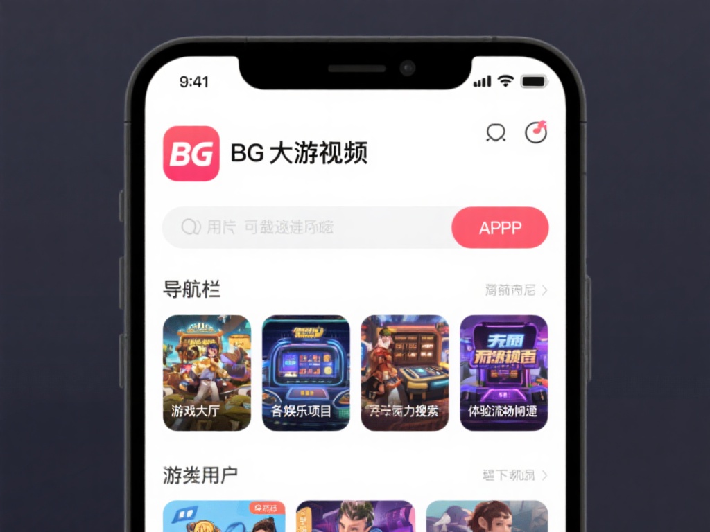 下载并打开BG大游视讯APP，首先映入眼帘的是其设